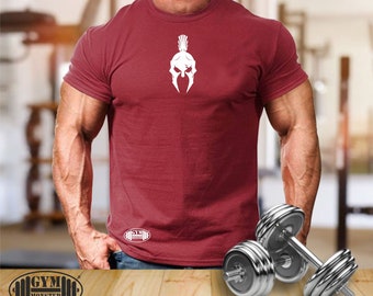Camiseta Spartan - Hombre Y Mujer | 100% Algodón | Ideal Para Gimnasio, Crossfit, Entrenamiento