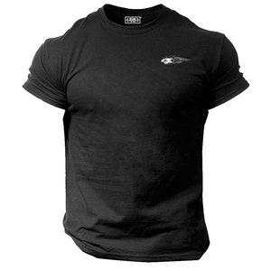Shark T Shirt Pocket Gym Clothing Bodybuilding Training Workout Exercise Kick Boxing Martial Arts MMA Spartan Warrior Gymwear Men Tee Top