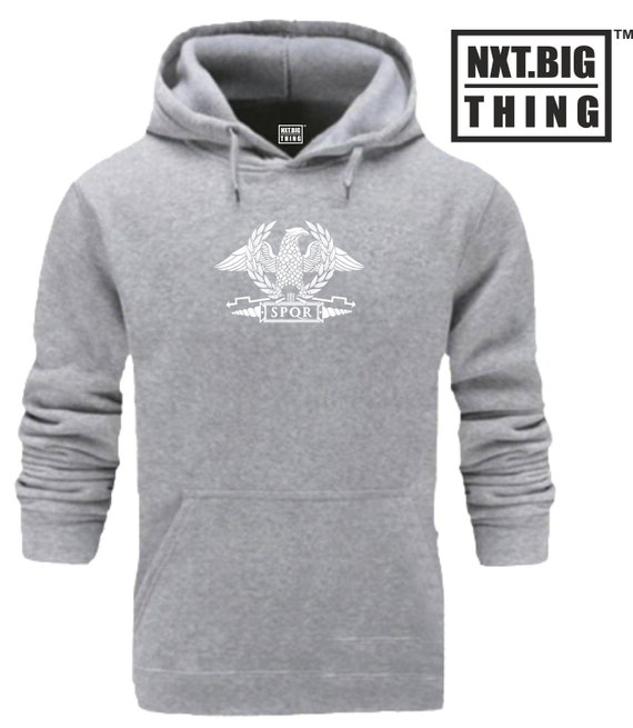 【SATIIIZ】Heads Eagle Print Hoodie Streetwear Mens Custom Motor Eagle Hoodie – Skulls Expo