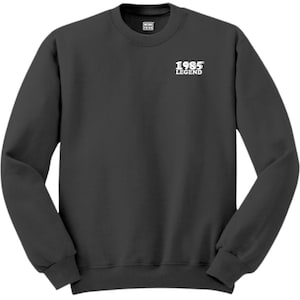 Bluza z kapturem Legenda z 1985 r., kieszonka, urodziny, odzież, 40. urodziny, 40 lat, urodzona w 1985 r., zabawna, vintage, retro, klasyczna, prezent na Boże Narodzenie, sweter, top