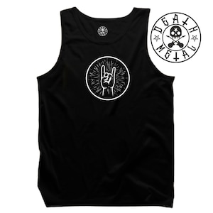 Rock On Vest Music Clothing Pop Hip Hop Jazz Rock Roll Heavy Metal Death Metal Punk Band Retro Classic Xmas Birthday Fans Gift Men Tank Top