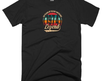 50th Birthday T Shirt 50 Years Of Being Awesome Legend Born in 1974 Funny Joke Halloween Christmas Xmas Birthday Fans Gift Men Tee Top
