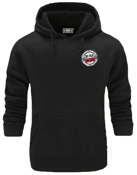 No Pain No Gain Hoodie Pocket Gym Clothing Bodybuilding Training Workout Exercise Boxing Martial Arts MMA Warrior Spartan Men Sweatshirt Top Etsy Ireland