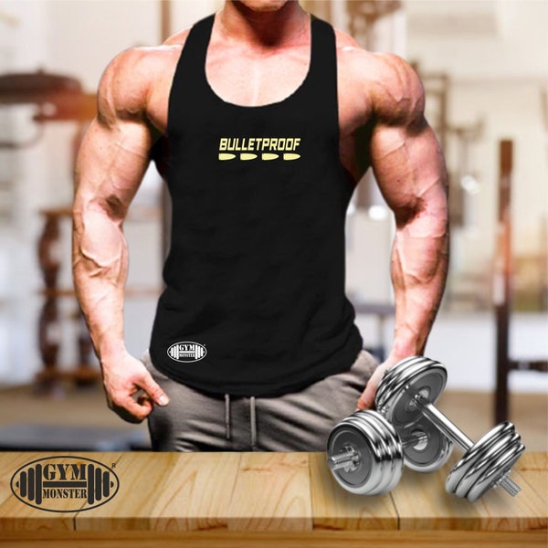 Bulletproof Vest Gym Clothing Bodybuilding Training Workout Exercise Kick Boxing Martial MMA Army Military Gym Monster Men Tank Top
