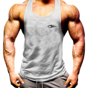 Shark Vest Pocket Gym Clothing Bodybuilding Training Workout Exercise Kick Boxing Martial Arts MMA Spartan Warrior Gymwear Men Tank Top