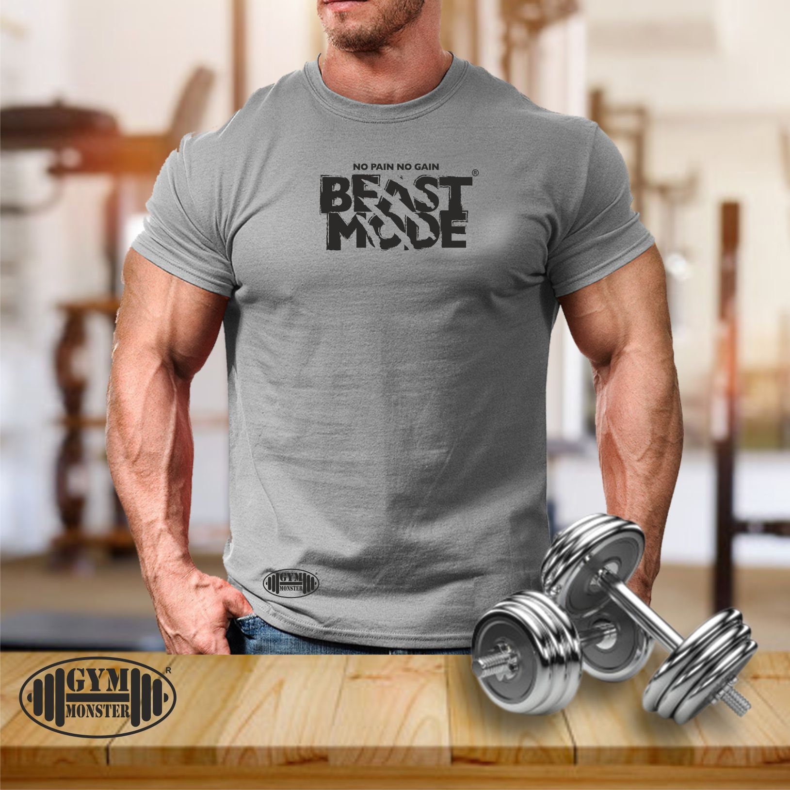 Ferro Lifter Palestra Bodybuilding Allenamento Uomo Felpa Maglione