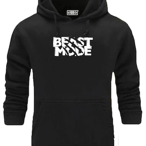 Beast Mode Hoodie Gym Clothing Bodybuilding Training Workout Exercise Fitness Boxing Martial Arts MMA Monster Gymwear Men Sweatshirt Top