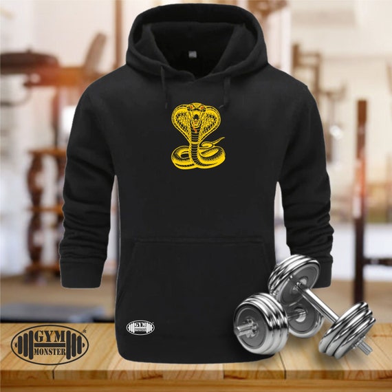 King Cobra Hoodie Gym Clothing Bodybuilding Training Workout Exercise Fitness Kick Boxing Martial Arts MMA Snake Men Sweatshirt Top