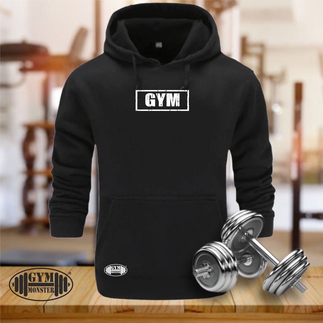 Gym Hoodie Gym Clothing Bodybuilding Weight Training Workout Exercise ...