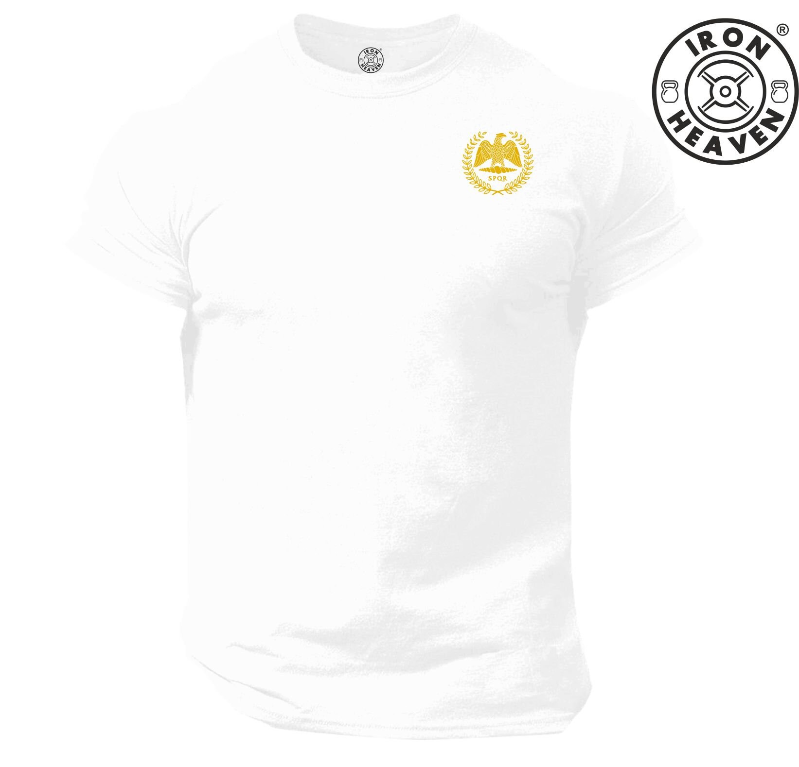 Camiseta SPQR Gladiador Hombre Camiseta De Hombre SPQR Imperio Romano -  Diseño De Gladiador Y Águila - Algodón - Para Gimnasio Y MMA Mercenary Kings, image size:1643x1579