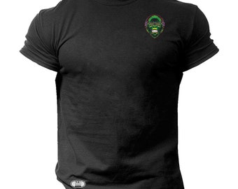 Gorilla Headphones T Shirt Pocket Gym Monster Clothing Bodybuilding Training Workout Exercise Boxing MMA Cool Gorilla Fitness Men Tee Top
