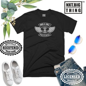 Woofer & Wings T Shirt Music Clothing Rock Pop Rock n Roll Will Never Die Heavy Metal Death Goth Flying Angel Church Xmas Gift Women Tee Top