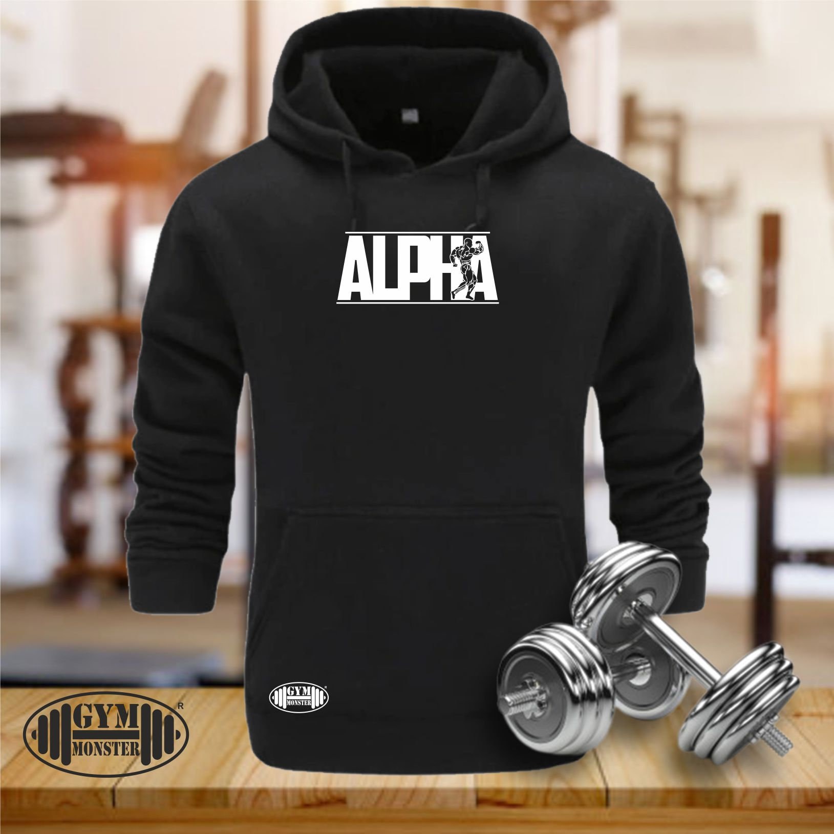 Alpha Hoodie Gym Clothing Bodybuilding Training Workout Exercise Fitness  Kick Boxing Martial Arts MMA Men Sweatshirt Top - Etsy Norway