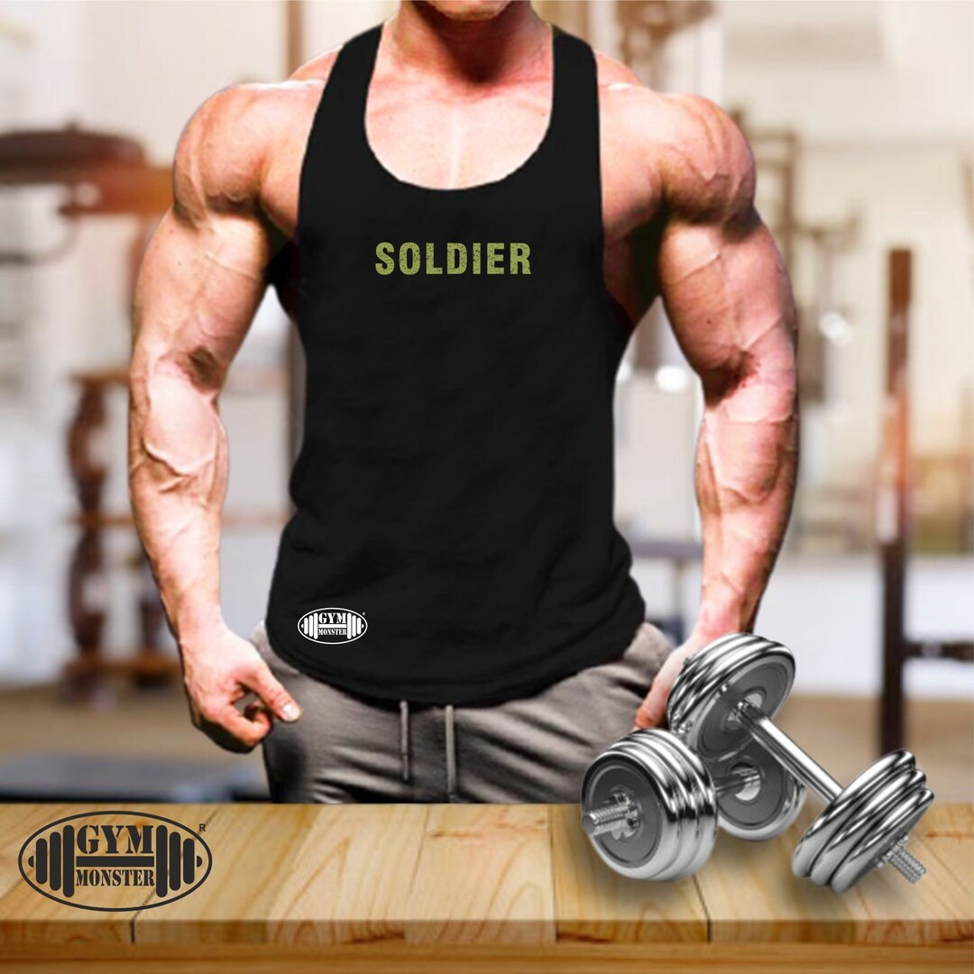 Soldier Vest Gym Clothing Bodybuilding Training Workout Exercise