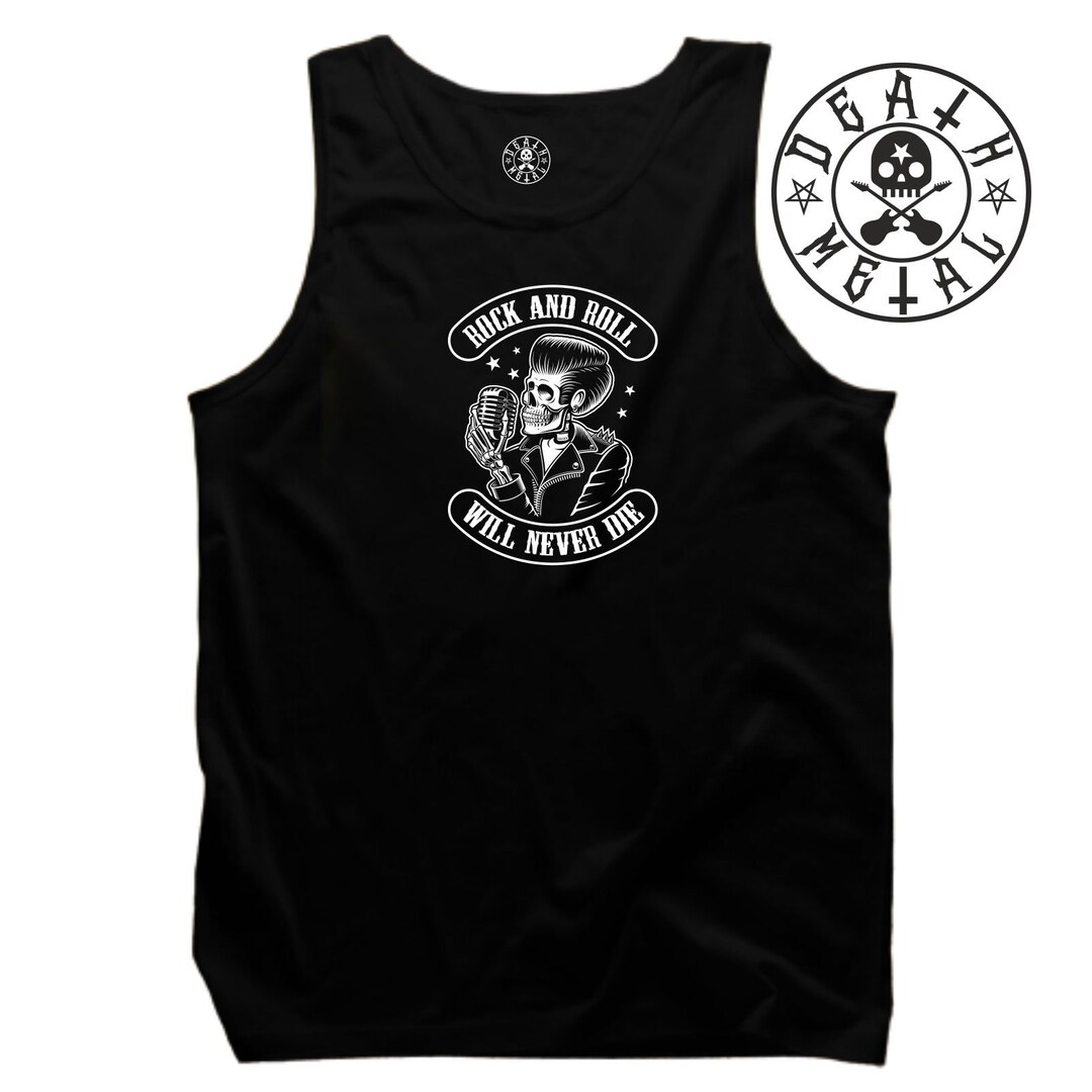 Dead Singer Vest Music Clothing Pop Rock N Roll Will Never Die Hip Hop ...