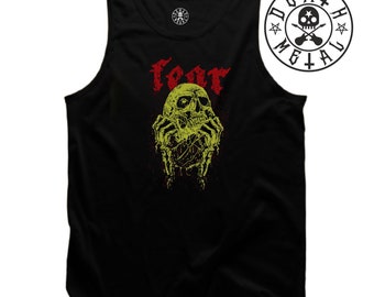Praying Skull Vest Music Clothing Pop Rock n Roll Heavy Metal Death Pentagram Unholy Goth Satanic Devil Eye Fans Xmas Gift Men Tank Top