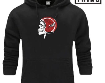 Skull Helmet Hoodie Bike Clothing Bikewear Biker Gear Motorbike Moto Club Motorcycle MC Cafe Racer Death Racing Fans Gift Men Sweatshirt Top