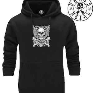 Death Skull Hoodie Music Clothing Pop Rock Roll Heavy Metal Death Pentagram Unholy Goth Satanic Devil Eye Fans Xmas Gift Men Sweatshirt Top