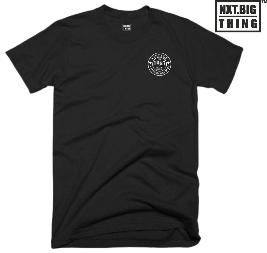 Vintage 1963 T Shirt Pocket Classic Edition A Legend Was