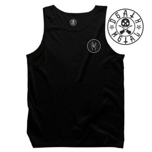 Rock On Vest Pocket Music Clothing Pop Hip Hop Jazz Rock n Roll Heavy Metal Death Metal Punk Band Retro Xmas Birthday Fans Gift Men Tank Top