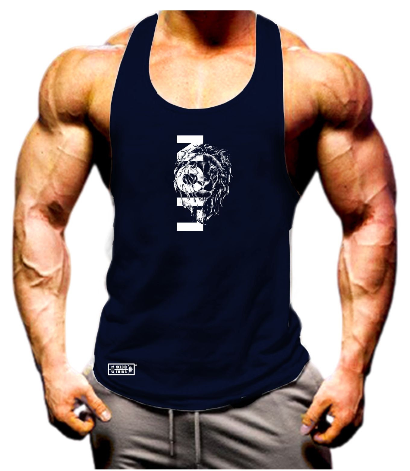 Canotta Palestra Leone – NXT BIG THING – Bodybuilding Allenamento MMA