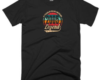21st Birthday T Shirt 21 Years Of Being Awesome Legend Born in 2005 Funny Joke Halloween Christmas Xmas Birthday Fans Gift Men Tee Top