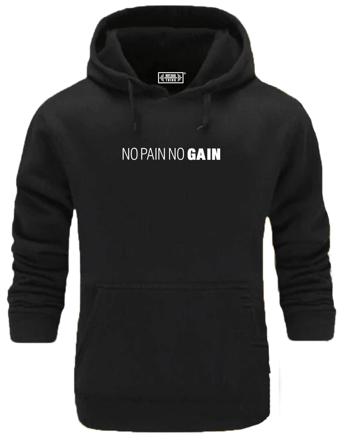 No Pain No Gain Hoodie Gym Clothing Bodybuilding Training Workout