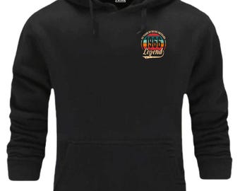 60. Geburtstag Hoodie Tasche 60 Jahre Jahre Super Legende Geboren 1966 Vintage Lustig Weihnachten Weihnachten Geburtstag Fans Geschenk Männer Sweatshirt Top