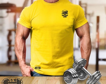 T-Shirt Teschio Uomo Allenamento Mma Sollevamento Pesi - Foto 9