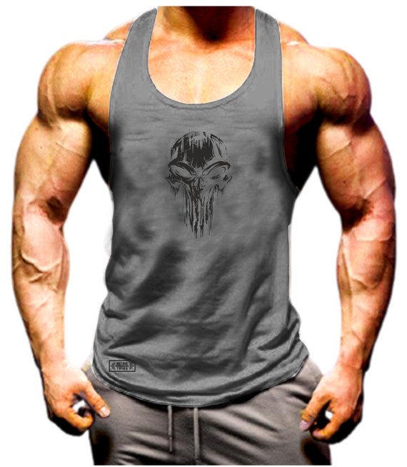 Chaleco De Gimnasio "Strong And Pretty" Para Hombre - Sin Mangas, Algodón - Regalo MMA/UFC