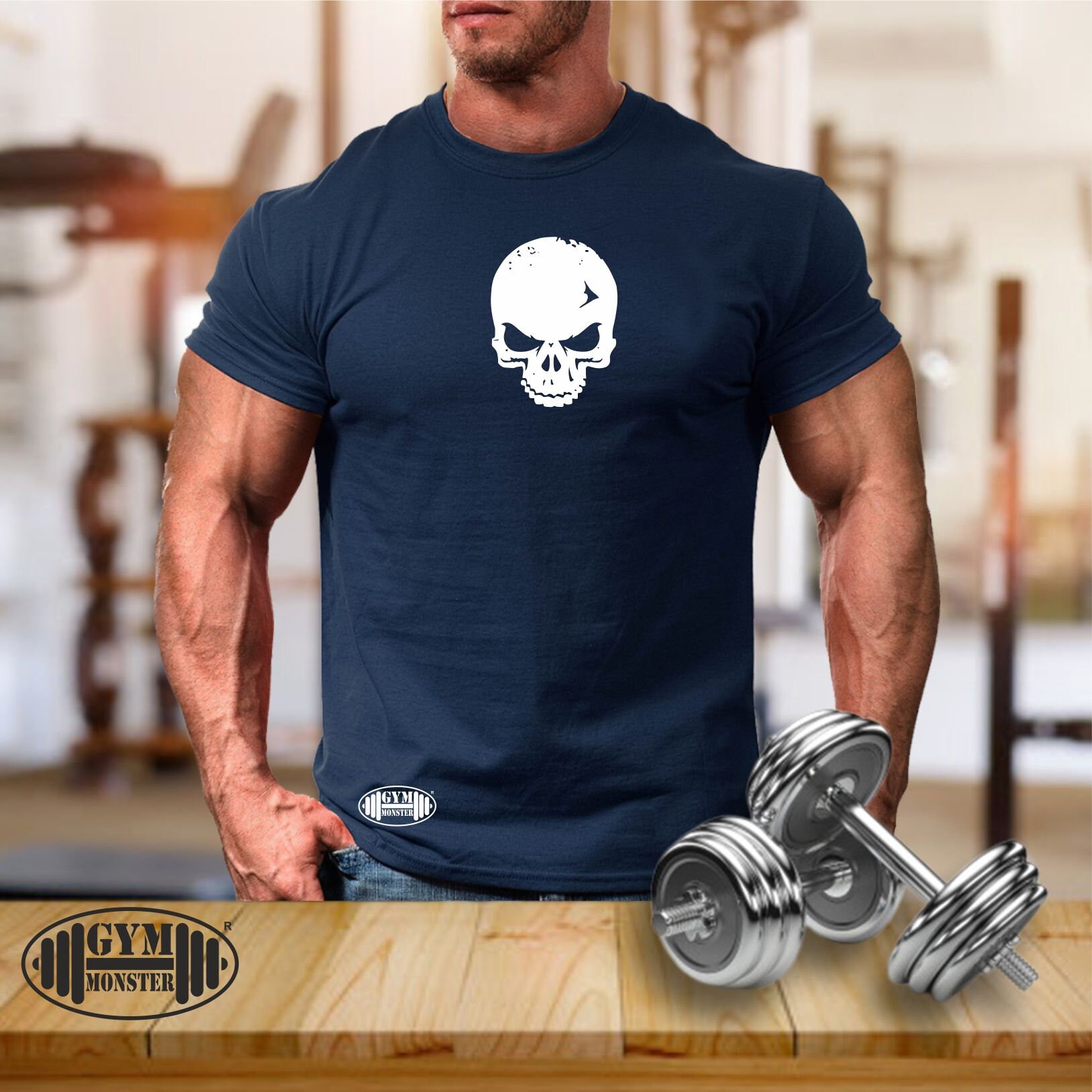 T-shirt Teschio Messicano Diamanti - Foto 12