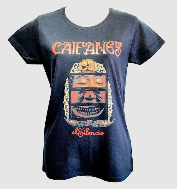 Caifanes Mexican Rock Band, Black T-Shirt, El silencio album,for  