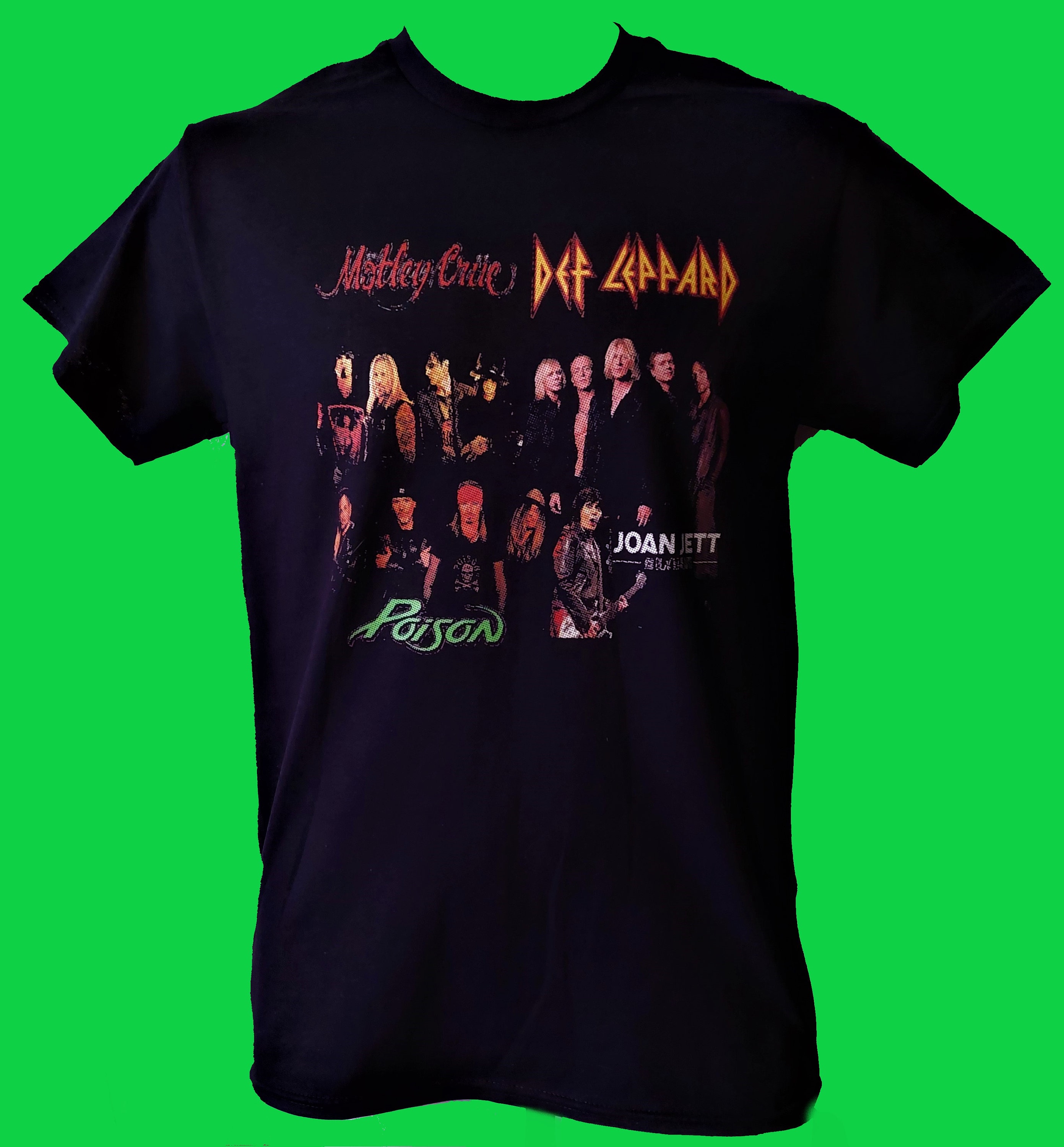 The Stadium Tour , Black T-shirt for Men (DTP) Front and Back