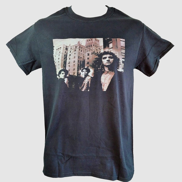 Soda Stereo ,La Ciudad De La Furia ,Black T-shirt For Men ,Front And Back (DTP)