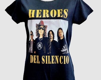 Heroes Del Silencio , black t-shirt , senderos de traicion album