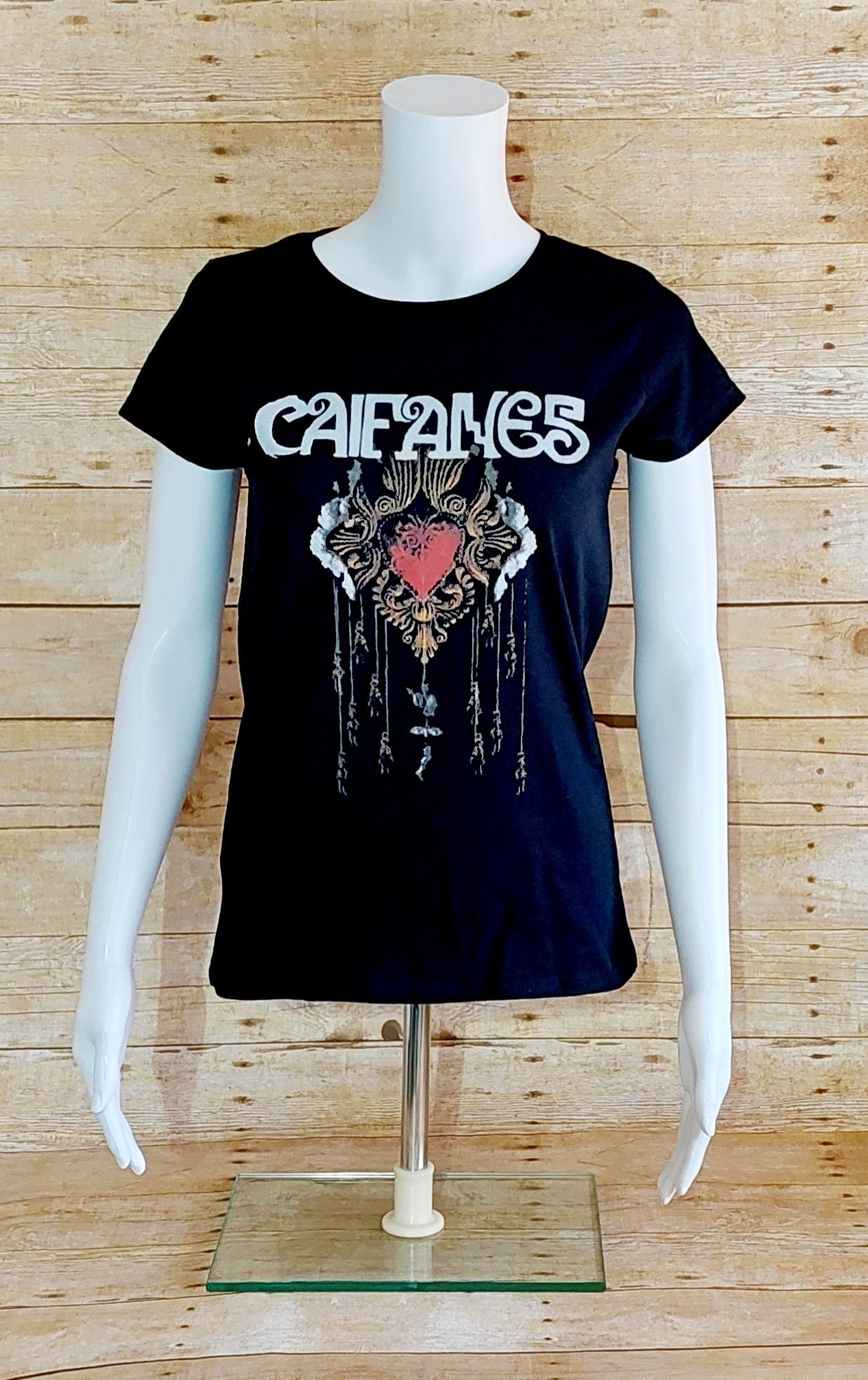 Caifanes ,rock Mexicano Band , Black T-shirt ,for Women (DTP) - Etsy