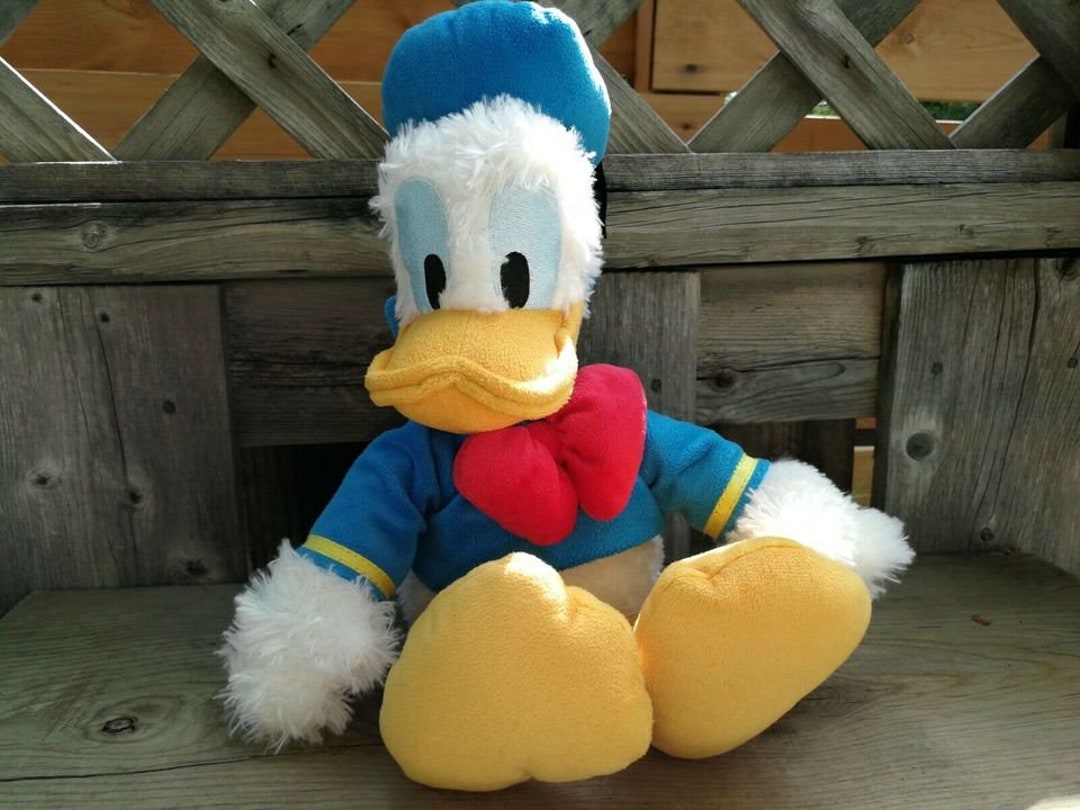 Donald Duck Plush Toy Stuffed Animal Authentic Original Etsy