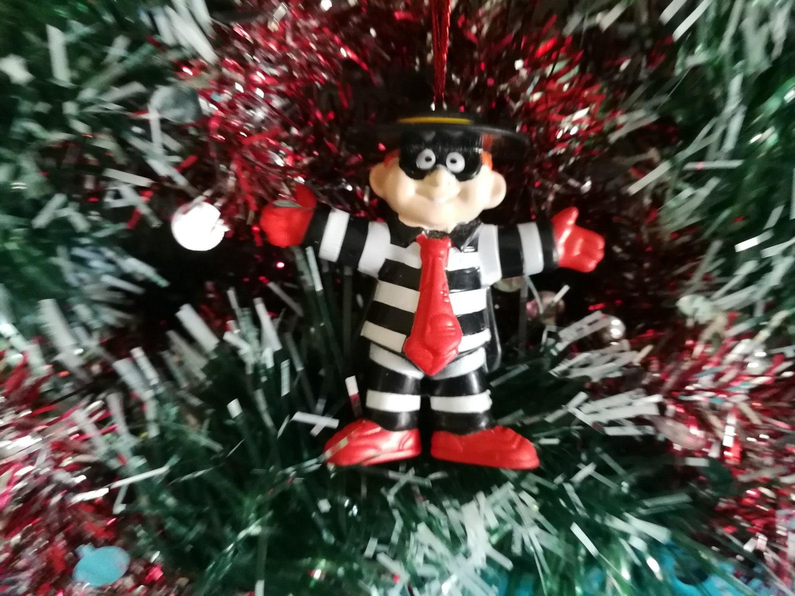 Upcycled Toy Hamburglar McDonalds Christmas Tree Ornament Etsy
