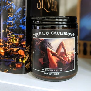 Chapter 55 | Rhysand and Feyre Licensed ACOTAR 8oz Wood Wick Soy Candle
