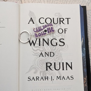 Cauldron Boil Me Acrylic keychain, Officially Licensed ACOTAR merch, Sarah J Maas fan merch