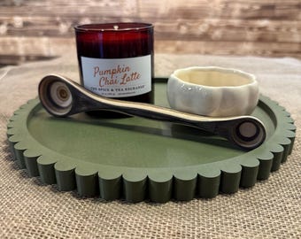 Round Catchall Trinket Tray - Matte 3d Printed