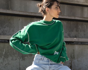 Coded Sweatshirt in Green