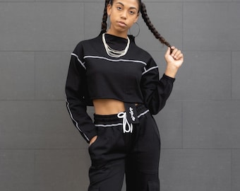 Sweatsuit Set in Black