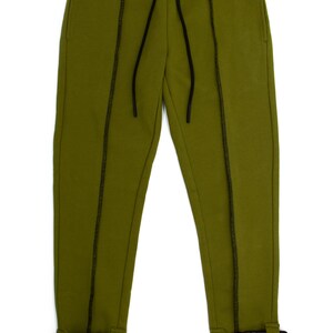 Buckle Sweatpants In Olive image 5
