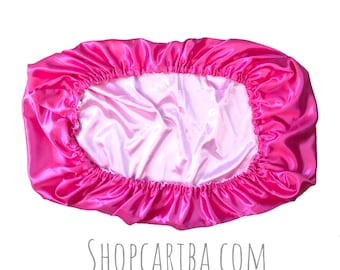 Reversible Satin bonnet pillowcase , you choose colors and size ,Pillow Case Cover . Travel pillowcase