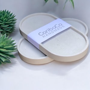 Oval Tray | Jewelry Holder | Vanity Organizer | Plant Pot Saucer | Minimalist Catchall Dish