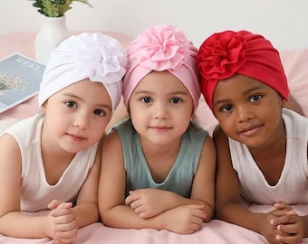 Ruffled Turban Hat | Family Matching Headwear | Adult, Teen & Kid Sizes