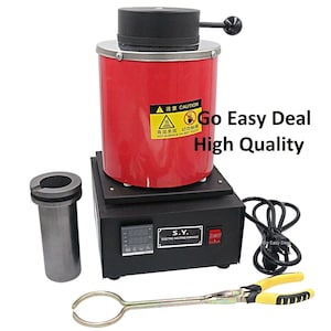 Forno de fusão de metal ouro prata cobre sucata joalheria ferramenta elétrica 110V / 220V