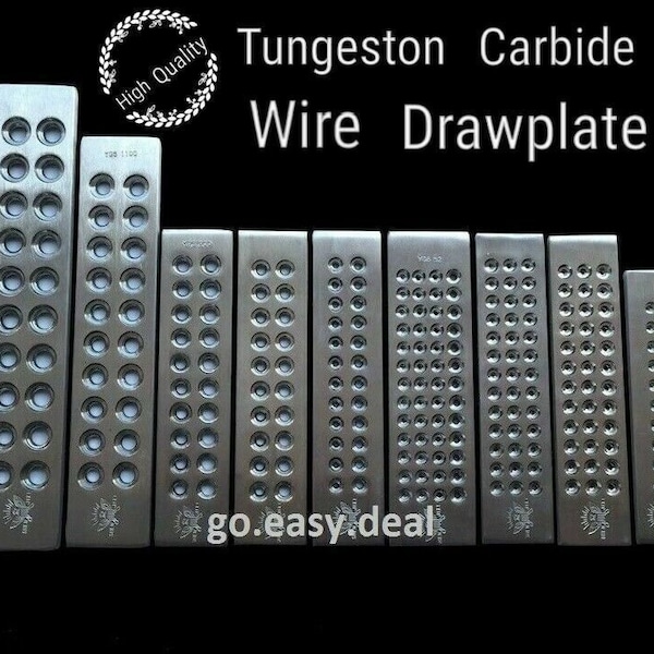 Tungsten Carbide Wire Drawplate Making Round Pull bar Multi size Jewelry Tool 0.12-0.245 0.26-2.80 0.26-4.00 2.70-5.00 5.10-7.00 7.10-9.00mm