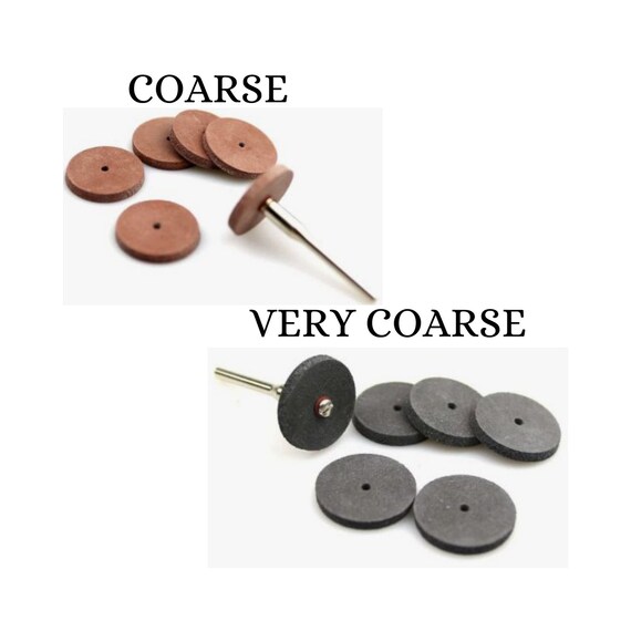 100 Pz/scatola Materiali Per Laboratorio Dentale Gomma Lucidatura Granello Verde/Marrone/Nero/Grigio - Foto 13